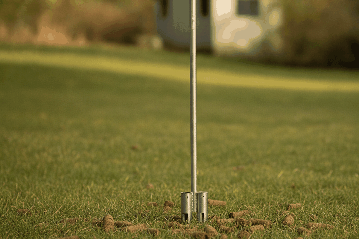 manual core aerator tool