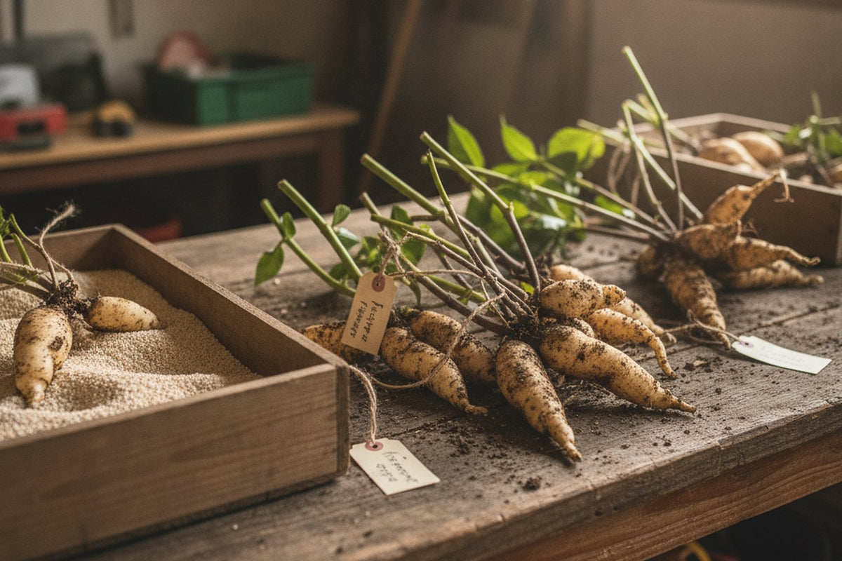 How to Store Dahlia Tubers Over Winter, Step by Step