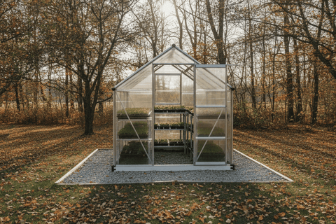 The 6 Best Greenhouses for Backyards (2026): best greenhouse in an autumn garden setting