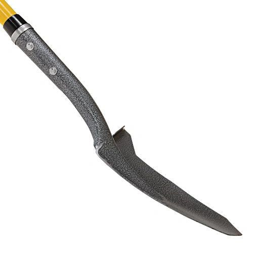 Blade detail of the Spear Head Spade garden shovel