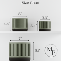 Heritage Planter size chart