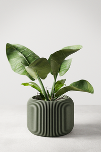 Orbis Planter in Muted Green