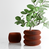Triple Bubbles Planter in Terracotta