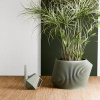 Urban Planter in Muted Green