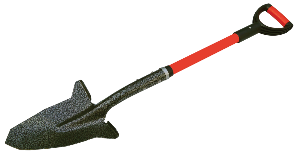 Spear Head Spade SHFD3 40 inch ergonomic garden shovel with red D-grip handle