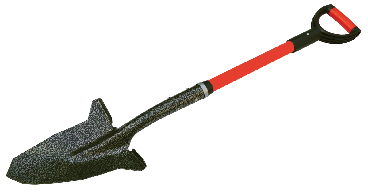 Red Spear Head Spade SHFD3 with cushioned D-grip