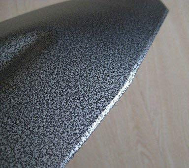 Close-up of the sharpened, beveled edge of the Spear Head Spade blade