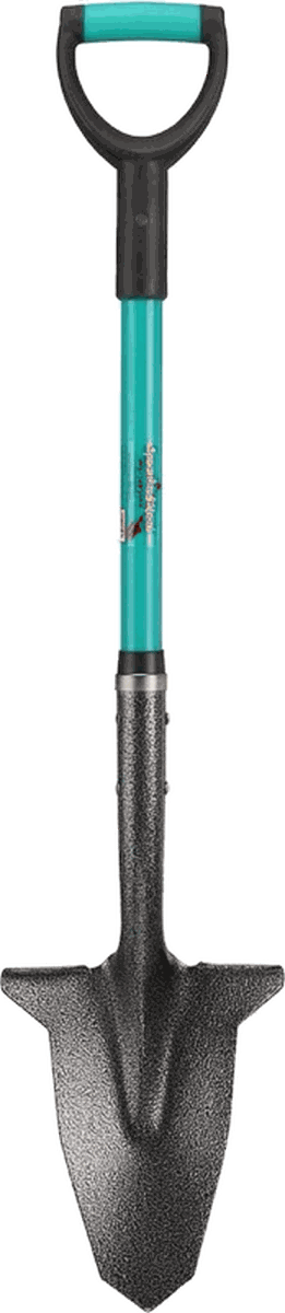 40 inch D-handle Spear Head Spade in teal